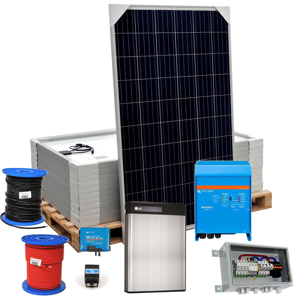 Kit autoconsumo SolarPack SCP02 3kW Multiplus 48/3000 + RESU 6.5 - VICTRON + LG