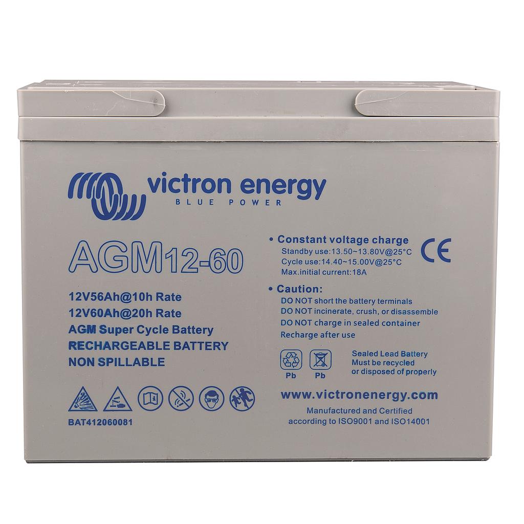 12V/60Ah AGM Deep Cycle Batt. - VICTRON ENERGY