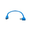 USB extension cable 0,3m one side right angle - VICTRON ENERGY