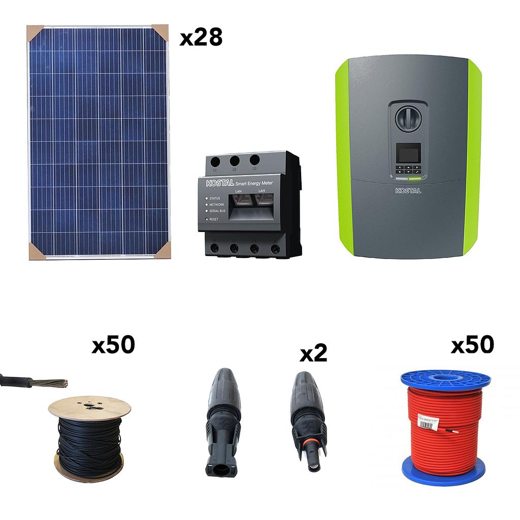 Kit autoconsumo SolarPack SCP15 7kW Trifásico - Kostal