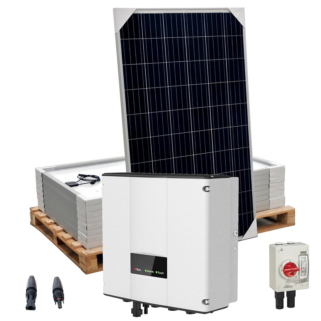 Solar power supply kit for AC pumps - 1,5CV 1x230V - AQS 1.5CV M230
