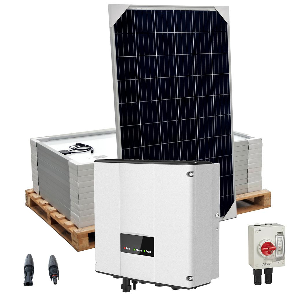 Solar power supply kit for AC pumps - 2CV 1x230V - AQS 2CV M230