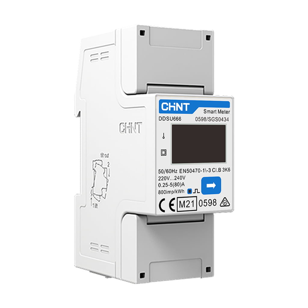[ACC1081] Power meter | Single-phase | No CT | Self-consumption and zero injection | For X1 series | DDSU666-D | Chint | SOLAX