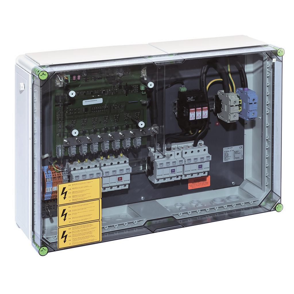 Combination box with protections | 8 strings | with monitoring | (Discontinued. Last units)