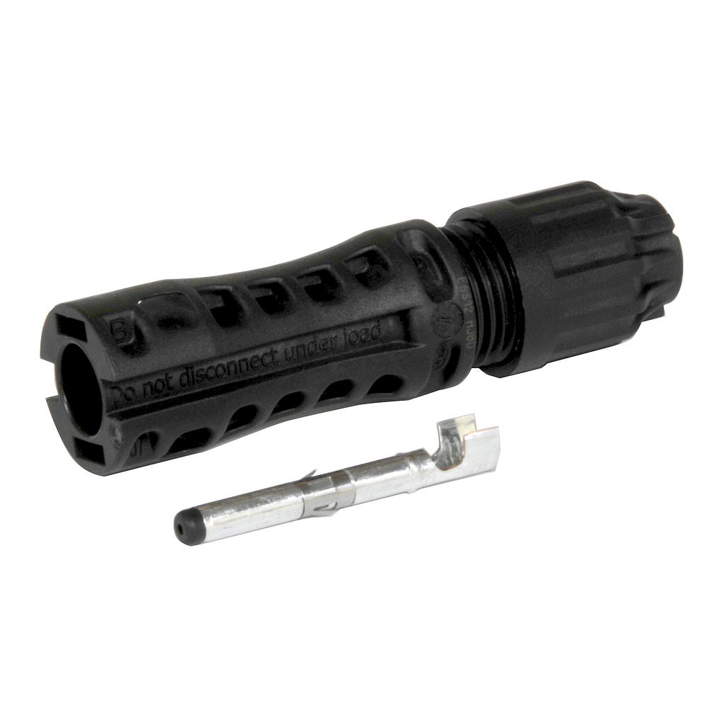 [ELE0005] ELECSUN | Conector FV macho | 6mm | 1500V | Tipo MC4-EVO2 | 1 unidad