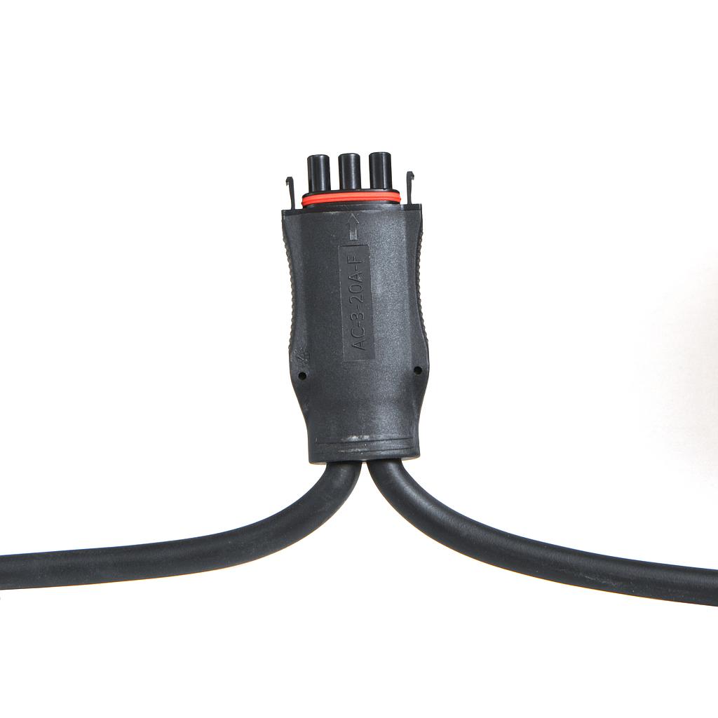Cable de salida AC Y2 AC bus para microinversor YC600 (Y) y QS1 -  cable de 2 metros entre conectores - APS