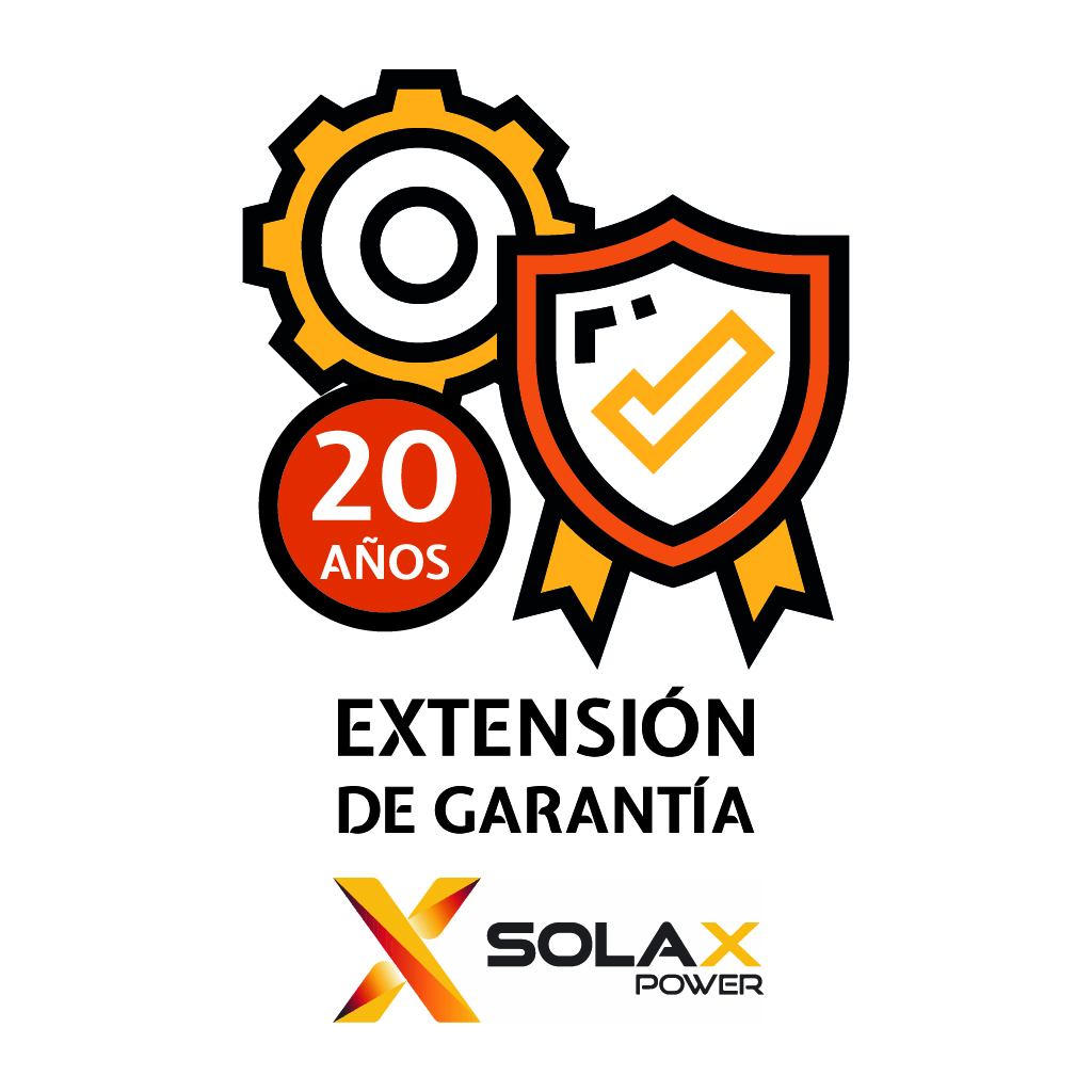 Extensión de garantía 20 años para X1-Hybrid-3.0-E - SOLAX
