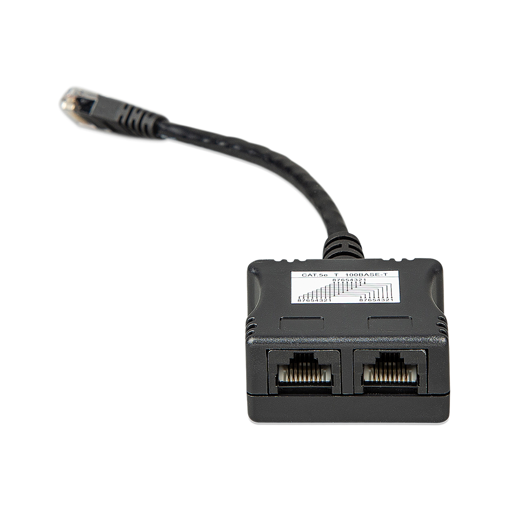 [ASS030065510] RJ45-splitter 1xRJ45 male/15cm cable/2xRJ45 female