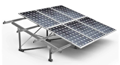 2x08 31V8-30 Soporte inclinado para terreno, 2 filas de módulos en vertical para 8 paneles  < 2279x1150 mm - Serie SU