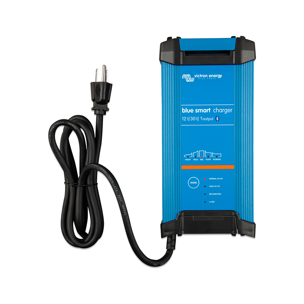 Blue Smart IP22 Charger 12/30(3) 120V NEMA 5-15 - VICTRON ENERGY