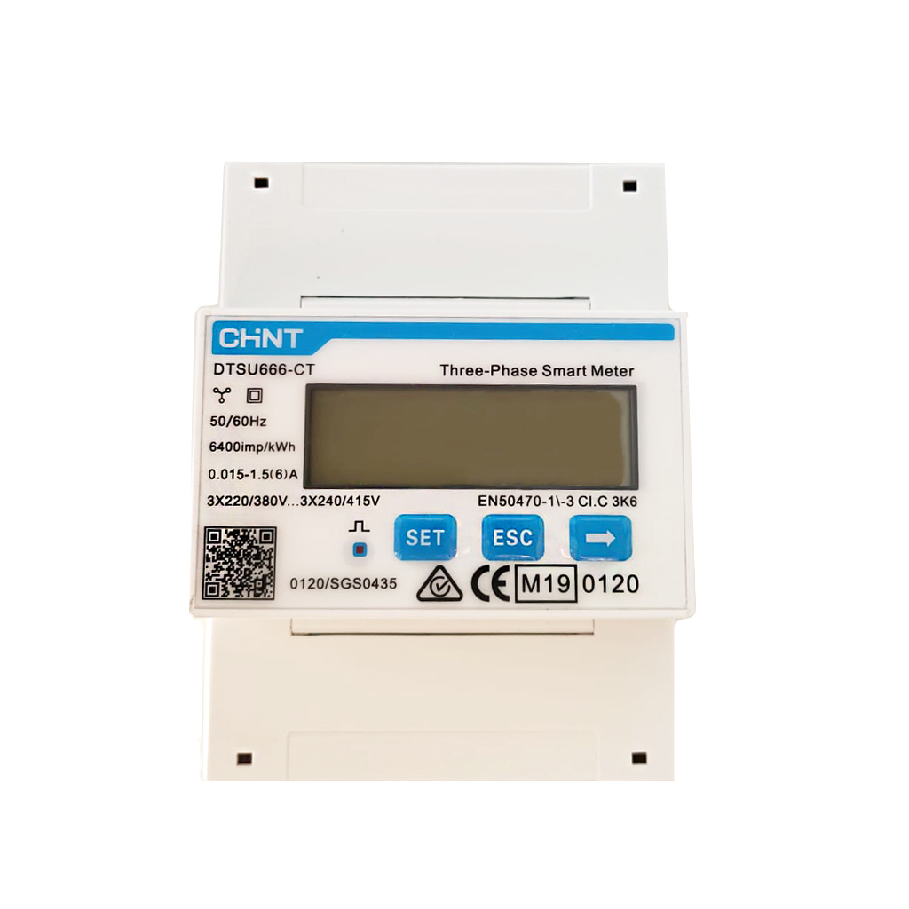 [DTSU666-D-CT] Solax Chint DTSU666-D-CT 200A 3PH Meter medida indirecta, incluye los 3 CT | Solax Power