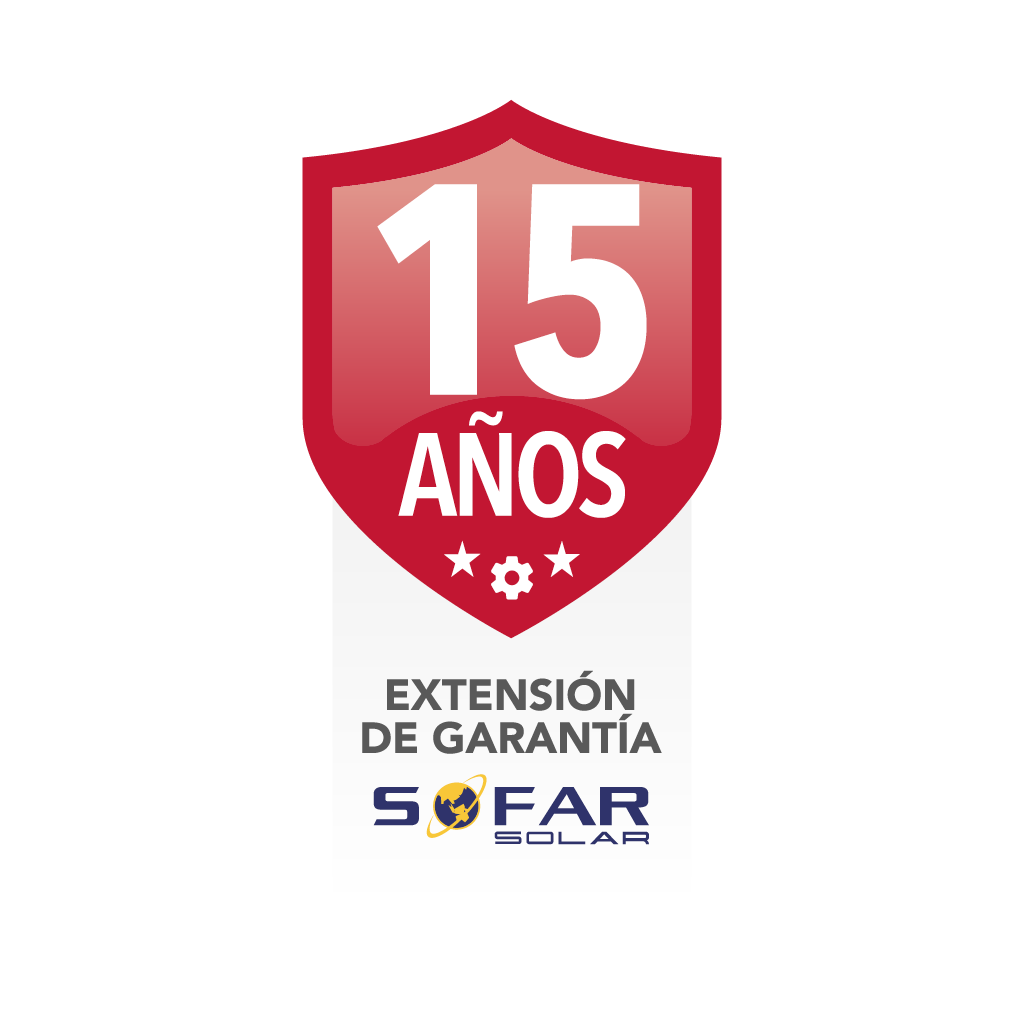 Extensión de garantía de 15 años de 1100-3300TL-G3 | SOFAR