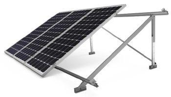 1x01 12VPS2 Soporte inclinado abierto regulable, vertical para 1 panel < 2400x1350 mm en 1 fila - Serie SU