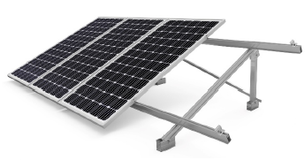 1x02 14V2 Soporte inclinado abierto, vertical para 2 paneles  < 2279x1150 mm en 1 fila - Serie SU