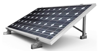 1x01 19.1H-30 Soporte inclinado abierto, horizontal para 1 panel  < 2400x1350 mm en 1 fila - Serie SU