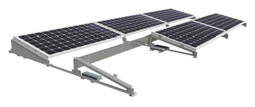 1x06 28H(2F6M)-10 Soporte inclinado lastrado para cubierta plana, horizontal para 6 paneles  < 1800x1150 mm en 1 fila - Serie SU