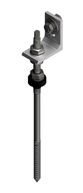 S01-2 Fijación atornillada a hormigón/madera para cubierta de teja - Serie SU