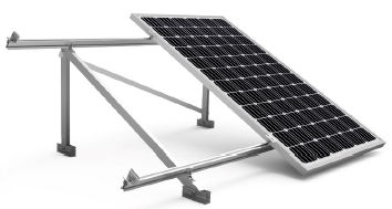 1x01 Soporte inclinado abierto para cubierta plana, vertical para 1 panel  < 1800x1150 mm en 1 fila - Serie SU - TECHNO SUN