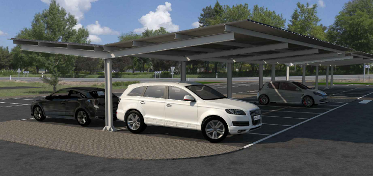 PR4SC8 Parking V sin chapa 5º 8 plazas - Serie SU