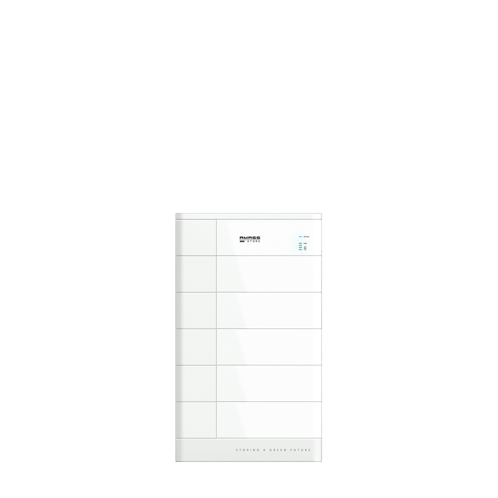 Batería de litio apilable + BMS | 10 kWh a 25 kWh | 204,8 V a 512 V | 50Ah | AMASSTORE GTX 3000-H | SOFAR