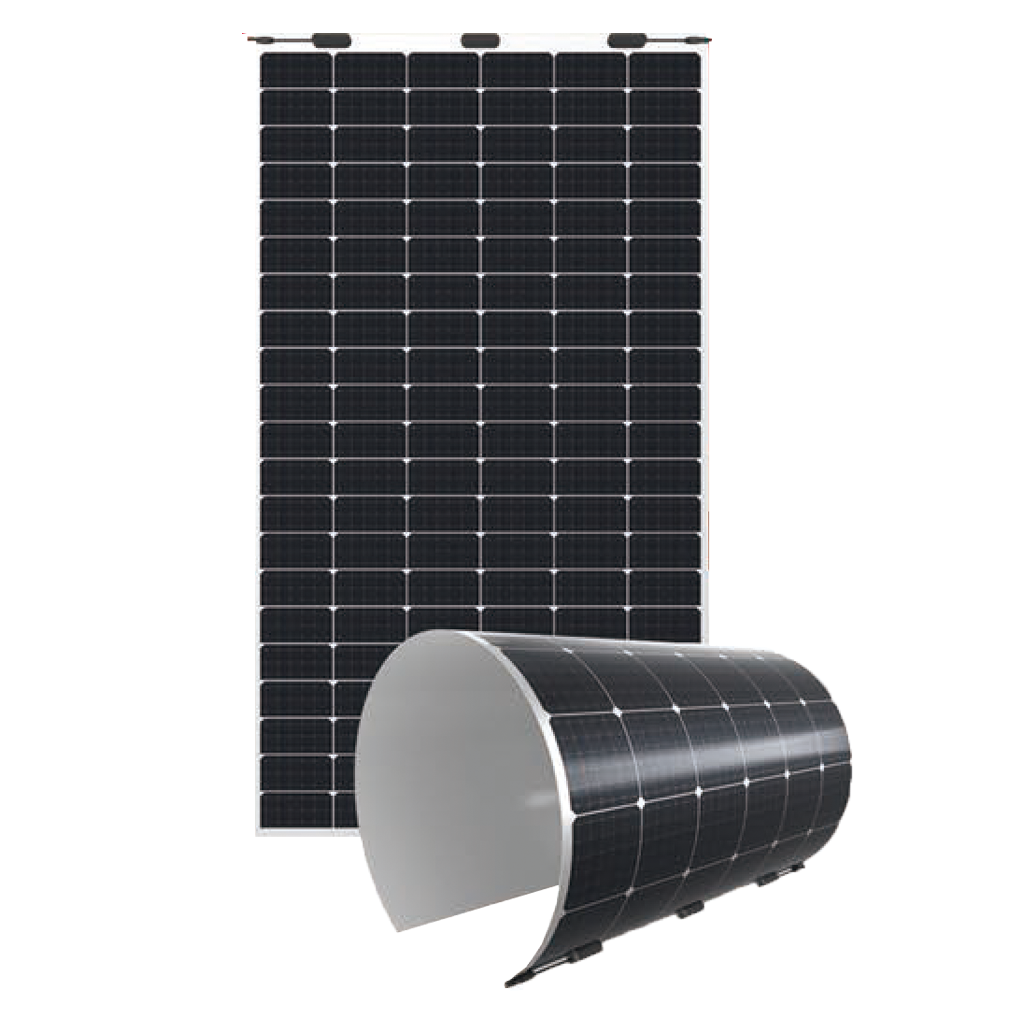Panel solar 370W | 1840x1040x17mm | Flexible | Monocristalino | 10,54A | 35,3V | 21% Eficiencia | Flexible | Flex Series HNG370QHES | Hanergy