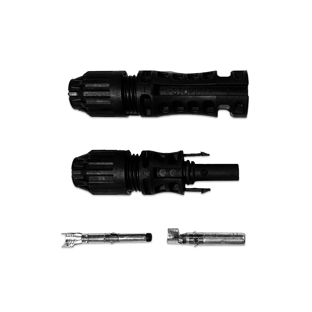 [ELE340] ELECSUN | Conectores FV H+M | 6mm | 1500V | Tipo MC4-EVO2 | 1 pareja