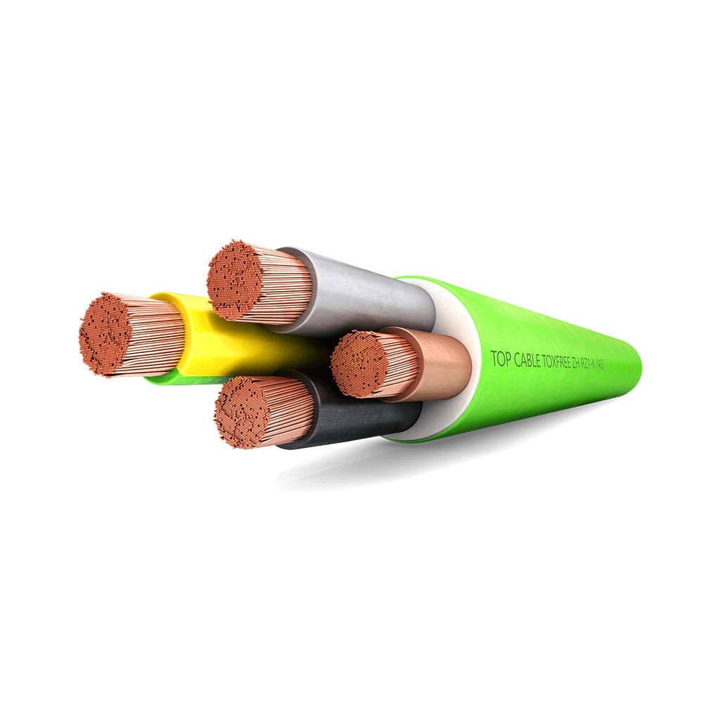 [ELE0994] Top Cable TOXFREE ZH RZ1-K (AS) 1x10mm² 0,6/1kV Cca libre de halógenos (Venta por metros)