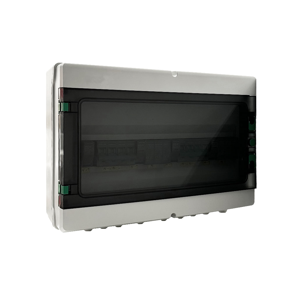 [ELE374] Elecsun SHLX-PVDC 2/2 1000V DC | fusibles 20A | disyuntor 20A