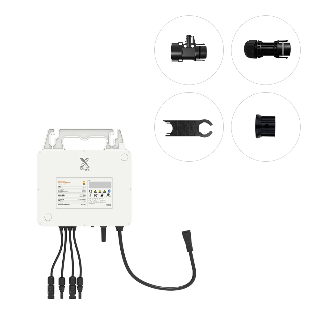 [GRI00045] Solax Solar Microinverter Kit X1-Micro 1000W (Monitoring not included)