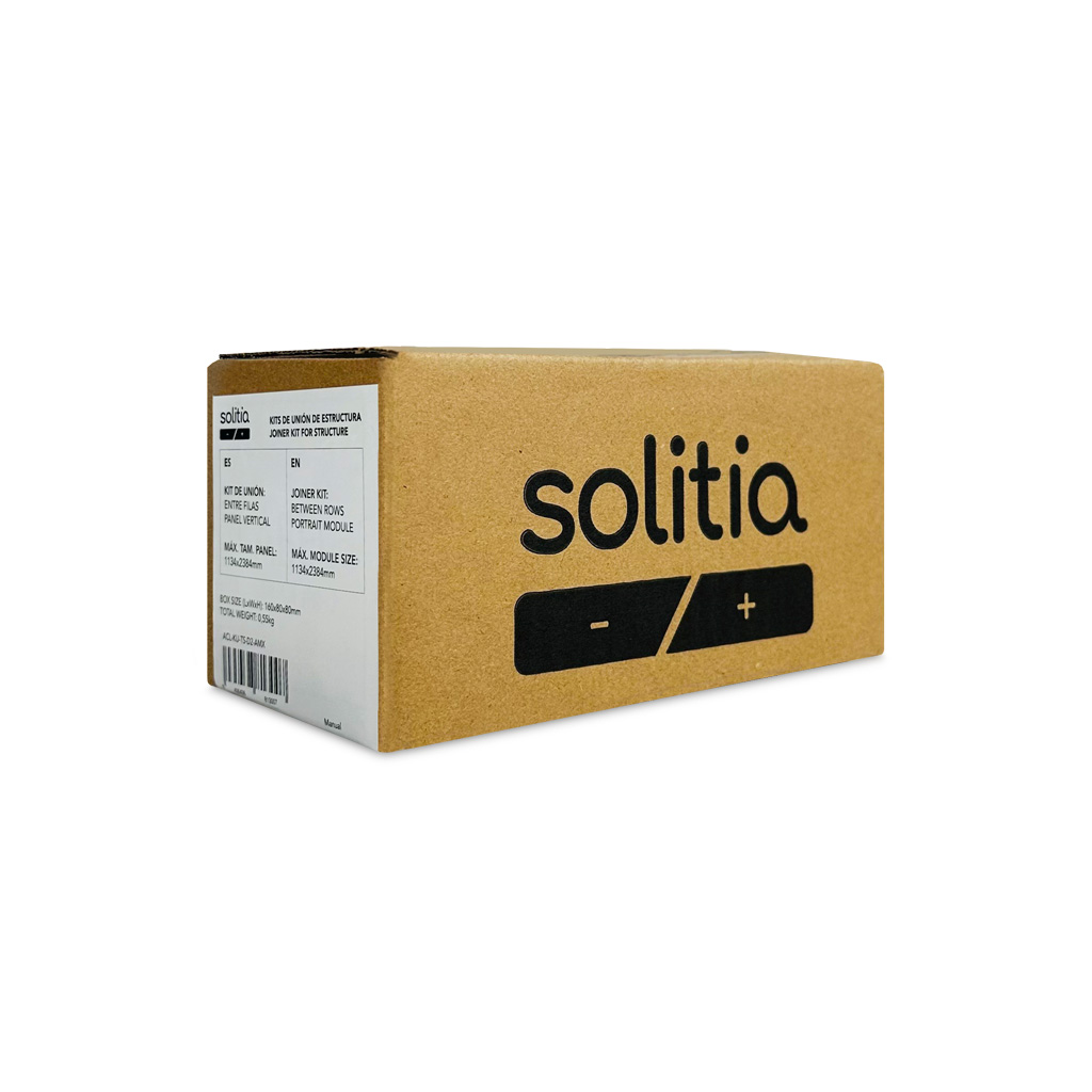 [ACL-KU-TS-D2-AMX] ACL-KU-TS-D2-AMX | Kit de unión estructura coplanar anodizada | Serie TS-D2 - SOLITIA