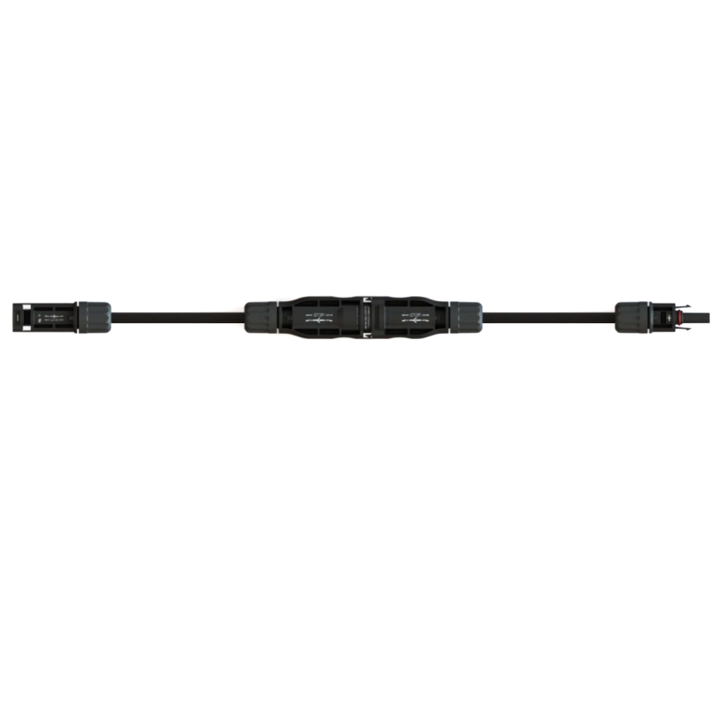 [ELE00006] Conector FV H/M desmontable 20A con fusible integrado en línea | IP68 | 1500V | mismo diámetro que MC4 LCF20 - Solitia