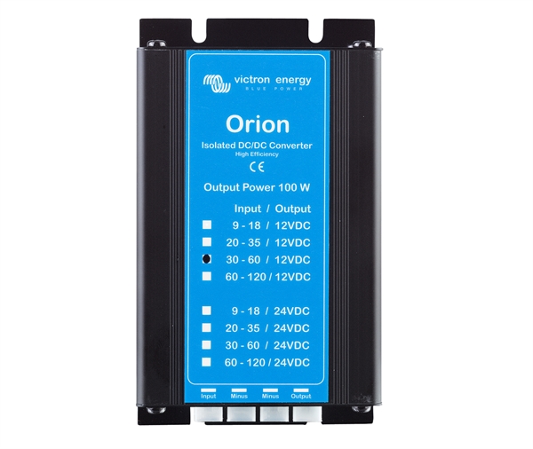 Orion DC/DC IP20 converter with isolation in 48V out 12V 100W- VICTRON