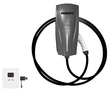 [OCA-ELE0765-LN] Cargador coche eléctrico BCP-A2D-L monofásico de 7.4kW con cable tipo 2 | BENY (Like New)