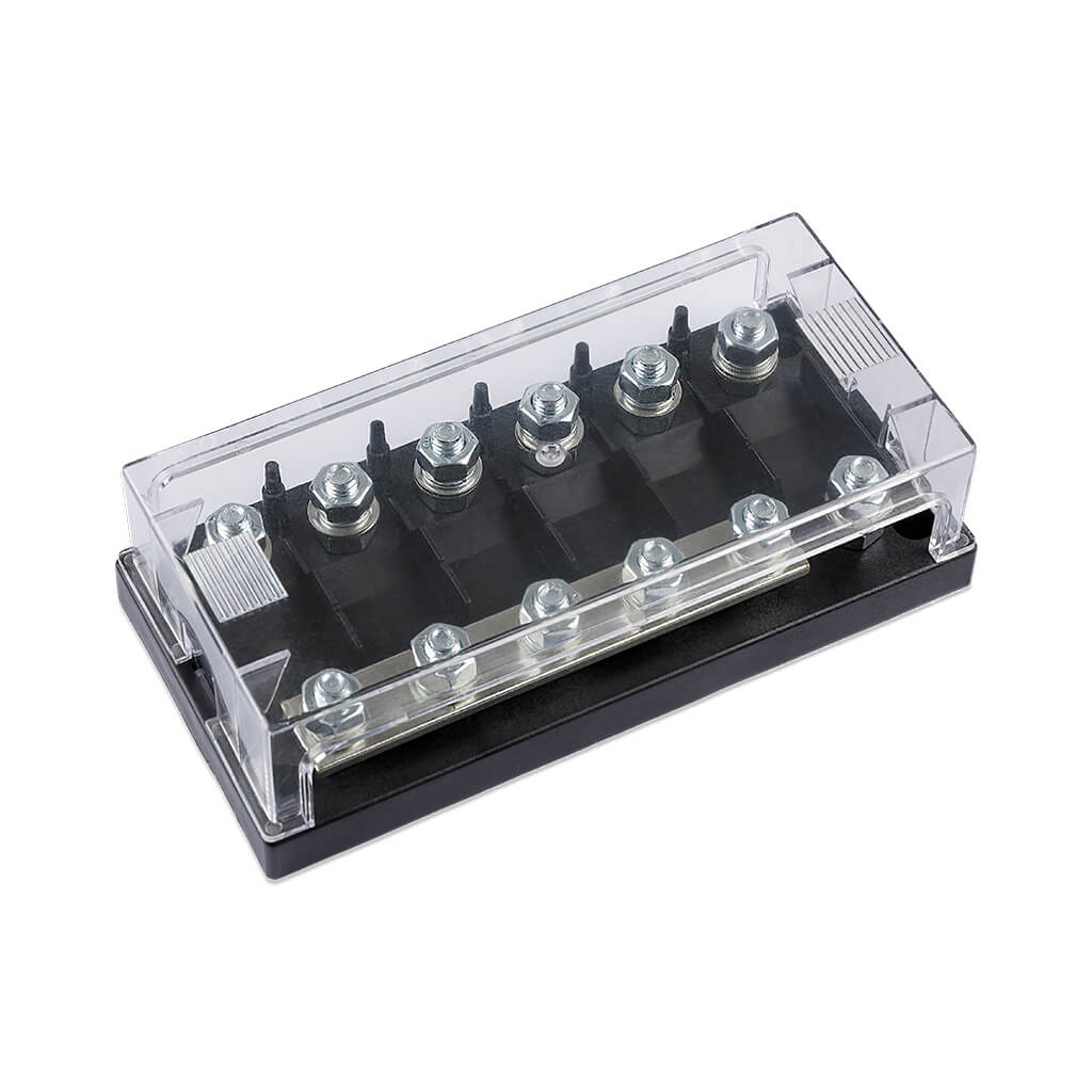 [OCA-CIP050060000-VG] Fuse holder 6-way for MEGA-fuse - VICTRON ENERGY (Muy bueno)