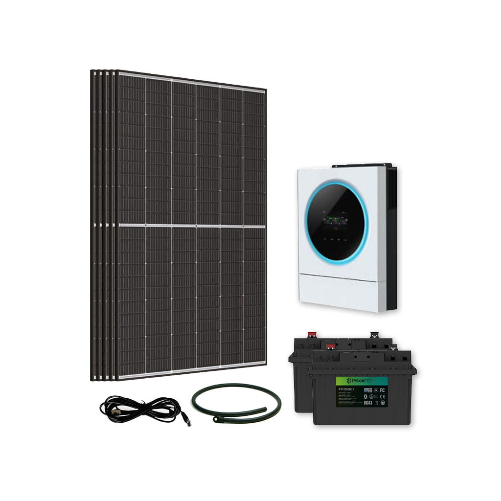 [KIT0219] Kit Solitia Serie Axpert VM IV 24/3600 + Pylontech RT12