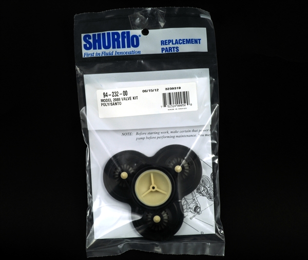 [ACC016] Poly/santopren valve kit 2088 - SHURFLO