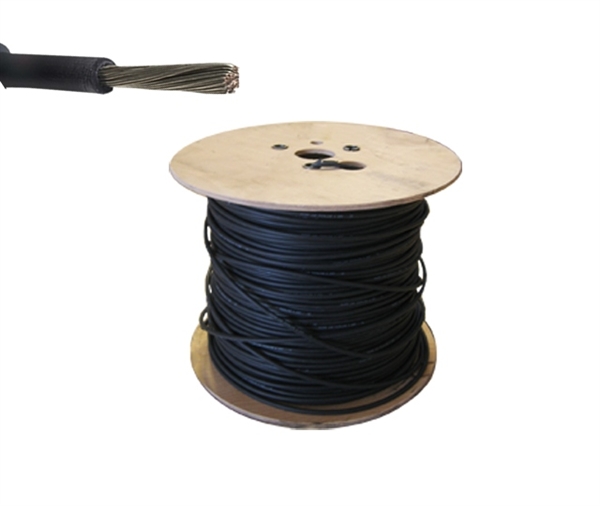 Solar cable 6mm -40/+120º+UV 0.6/1kV - black (sold by meters) - TECHNO SUN