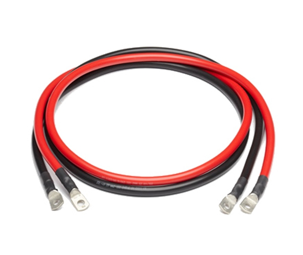 Kit Cable DC (rojo y negro) 1.5mts / 25mm M8 - TBS