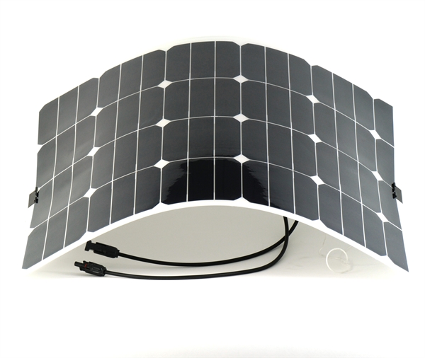 Semi-flexible solar panel 60W-24V High Eff. 19.6% cell Sunpower - TECHNO SUN