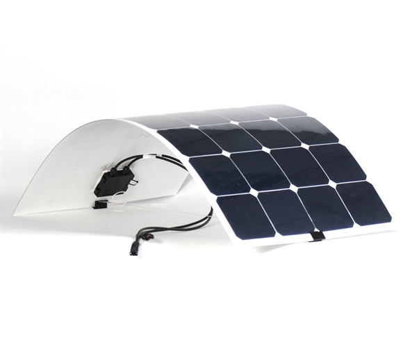 [SOL0075] Panel solar semiflexible 100W-12V High Eff. 21.5% cell Sunpower - TECHNO SUN