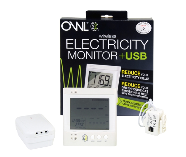 Single-phase power monitor and control CM160 70A w/display and USB -OWL