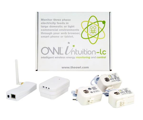 Sist.Monit.trifásico Intuition-LC Pro 200A vía internet-OWL