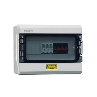 [ELE263] Combination box with protections | 2 strings | 15A fuses | 25A circuit breaker |