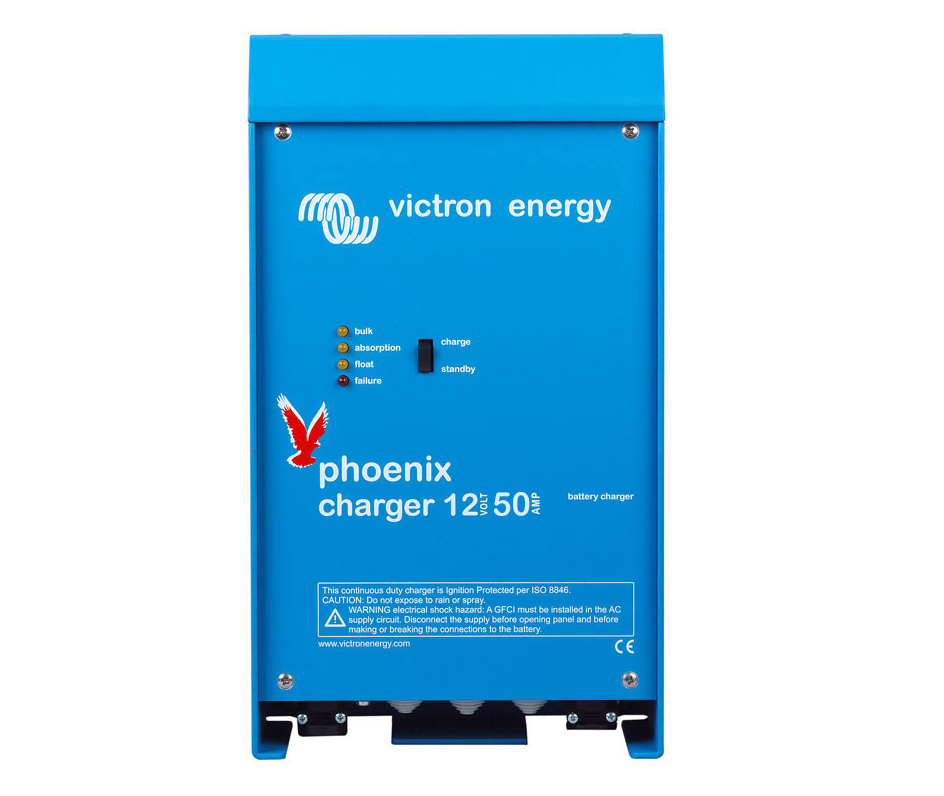 PhoenixCharger 12/50(2+1) 120-240V*IF 0, order PSC125053095* - VICTRON ENERGY