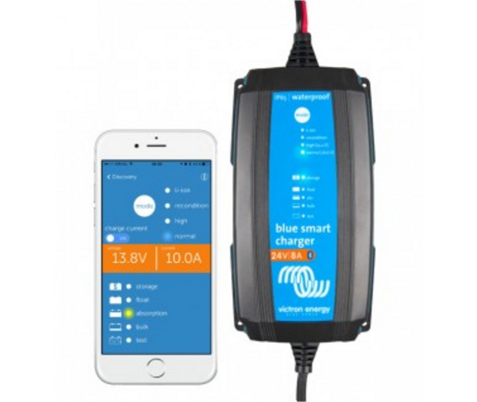 Blue Smart IP65 Charger 24/8(1) 230V UK Retail - VICTRON ENERGY
