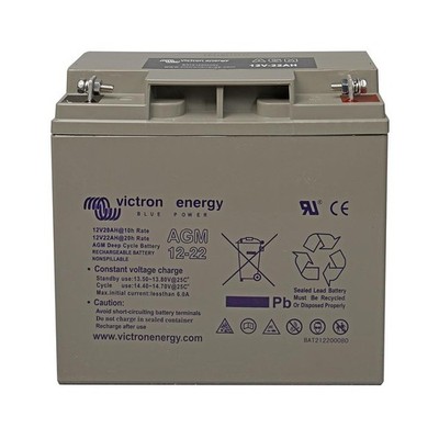 [BAT212200084] VICTRON ENERGY 12V/22Ah AGM Deep Cycle Batt. - BAT212200084
