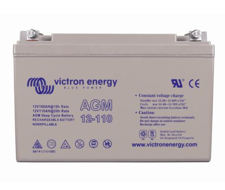 [BAT412101085] 12V/110Ah AGM Deep Cycle Batt. (M8)