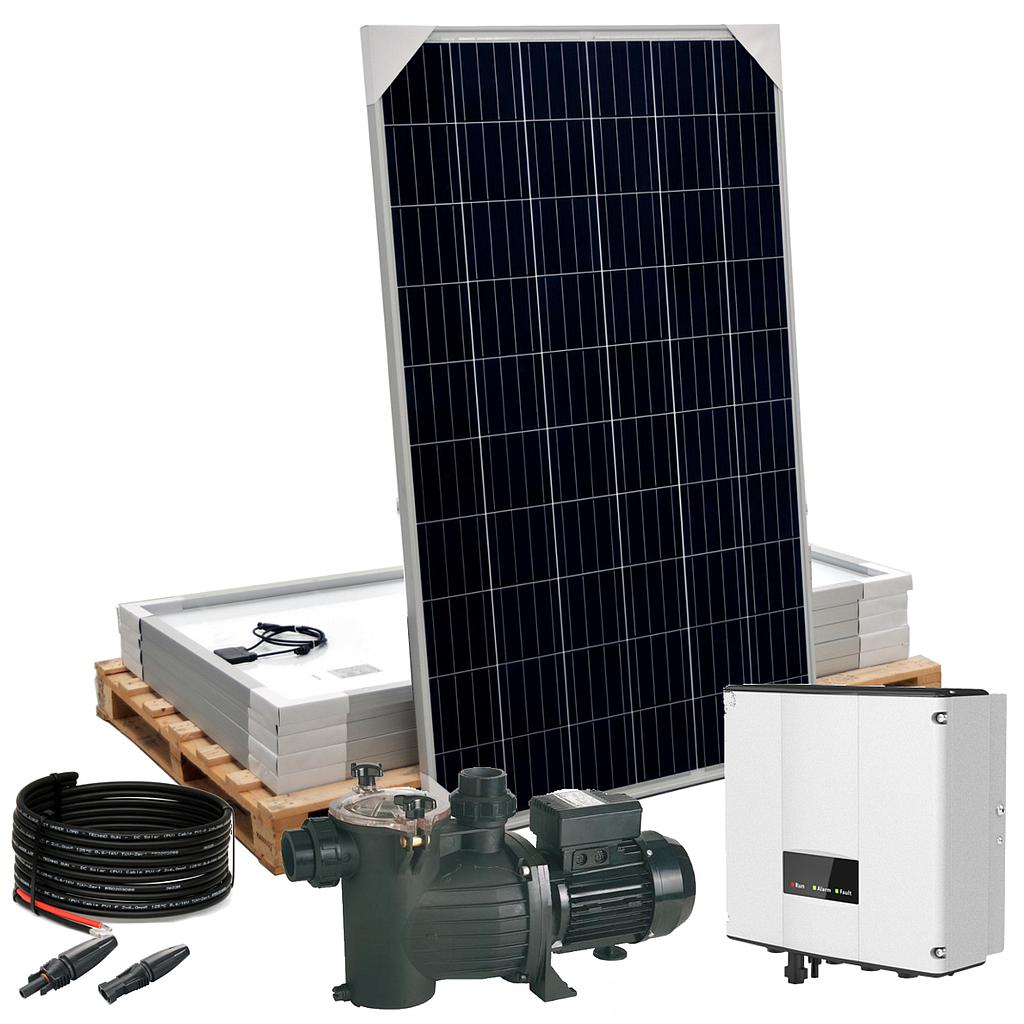 [KIT067] SolarPack Pool series 01 - Para piscinas de hasta 50m3 0.75CV (incluye bomba depuradora)