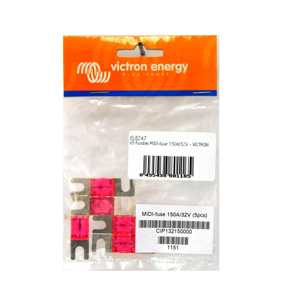 [CIP132150010] [CIP132150010] MIDI-fuse 150A/32V (package of 5 pcs) - VICTRON ENERGY