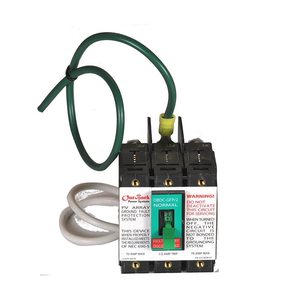 [ELE0593] Big bus DC Combiner for magnetotermics and battery cable in DC - Outback